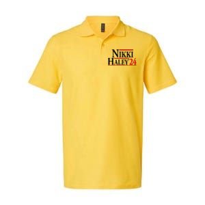 Nikki Haley 2024 For President Election Softstyle Adult Sport Polo