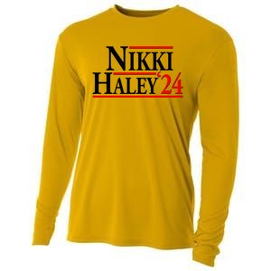 Nikki Haley 2024 For President Election Cooling Performance Long Sleeve Crew