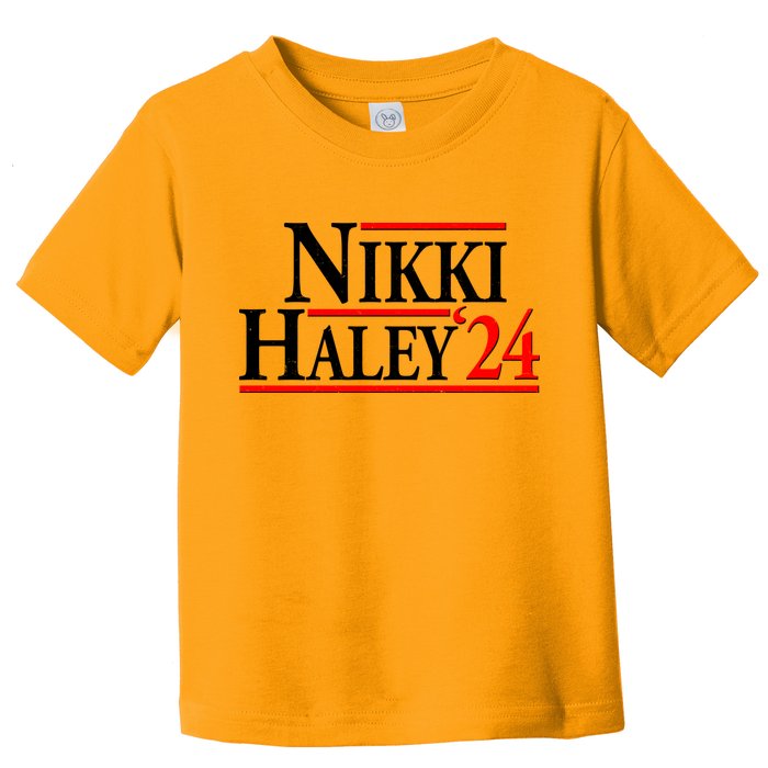 Nikki Haley 2024 For President Election Toddler T-Shirt