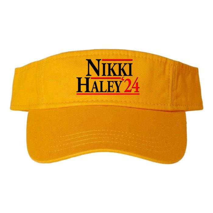 Nikki Haley 2024 For President Election Valucap Bio-Washed Visor