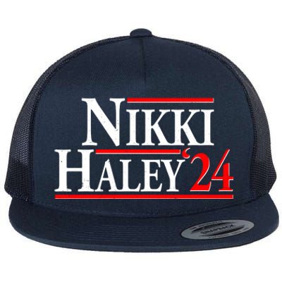 Nikki Haley 2024 For President Election Flat Bill Trucker Hat