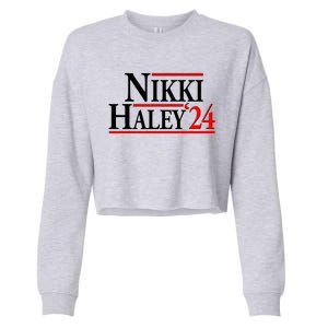 Nikki Haley 2024 For President Election Cropped Pullover Crew