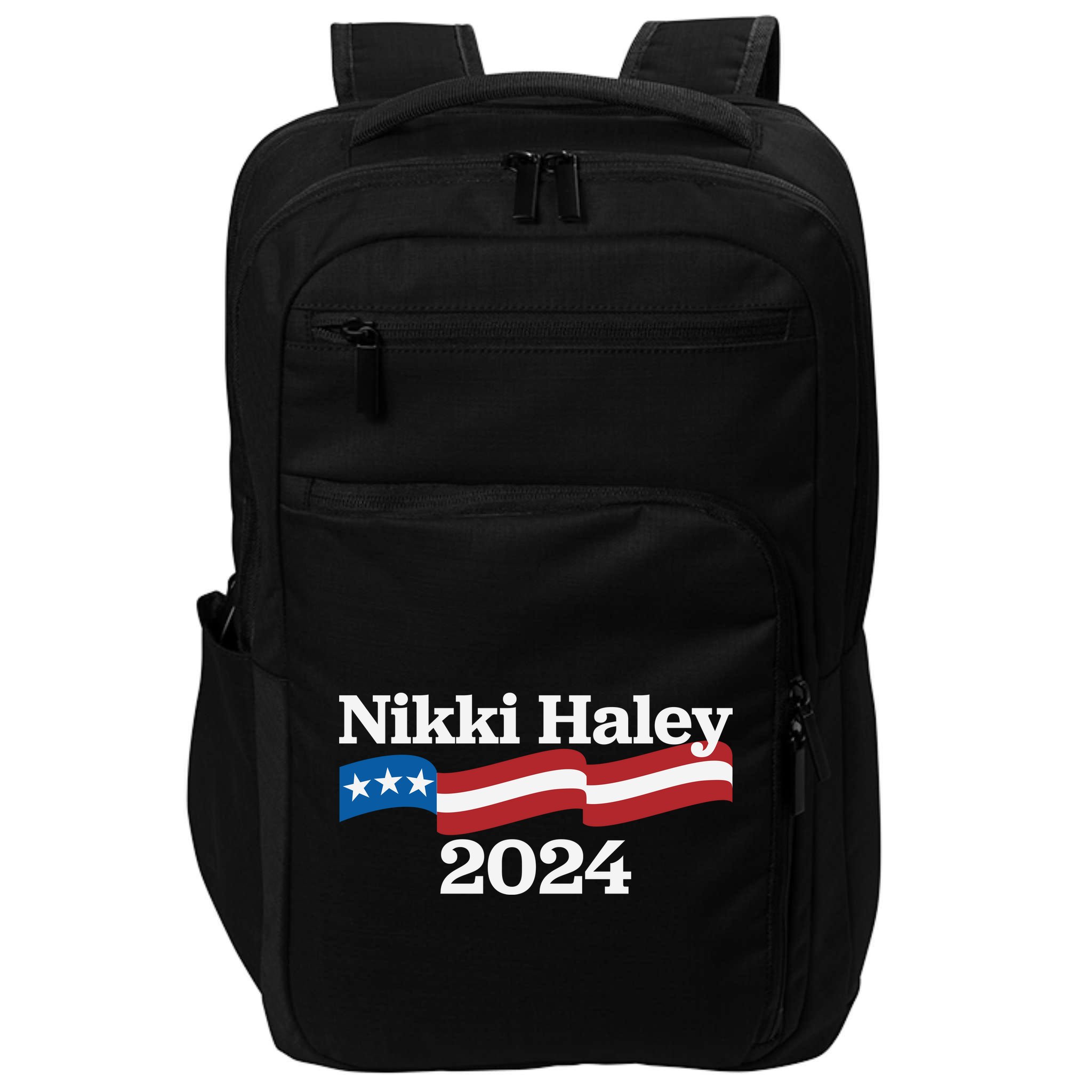 Nikki Haley 2024 For President Flag Logo Impact Tech Backpack