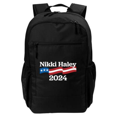 Nikki Haley 2024 For President Flag Logo Backpack