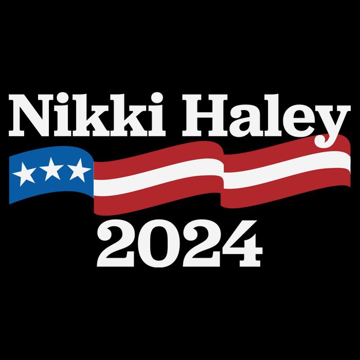Nikki Haley 2024 For President Flag Logo Drawstring Bag