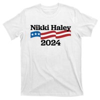 Nikki Haley 2024 For President Flag Logo T-Shirt