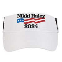 Nikki Haley 2024 For President Flag Logo Adult Drive Performance Visor
