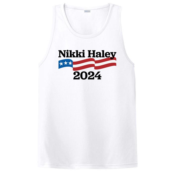 Nikki Haley 2024 For President Flag Logo PosiCharge Competitor Tank