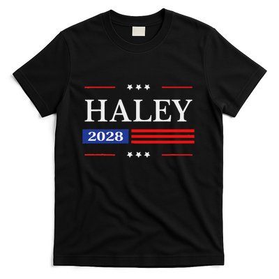 Nikki Haley 2028 American Flag Usa Flag T-Shirt