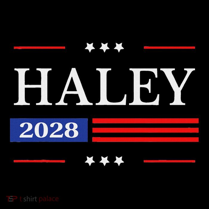 Nikki Haley 2028 American Flag Usa Flag Tall T-Shirt