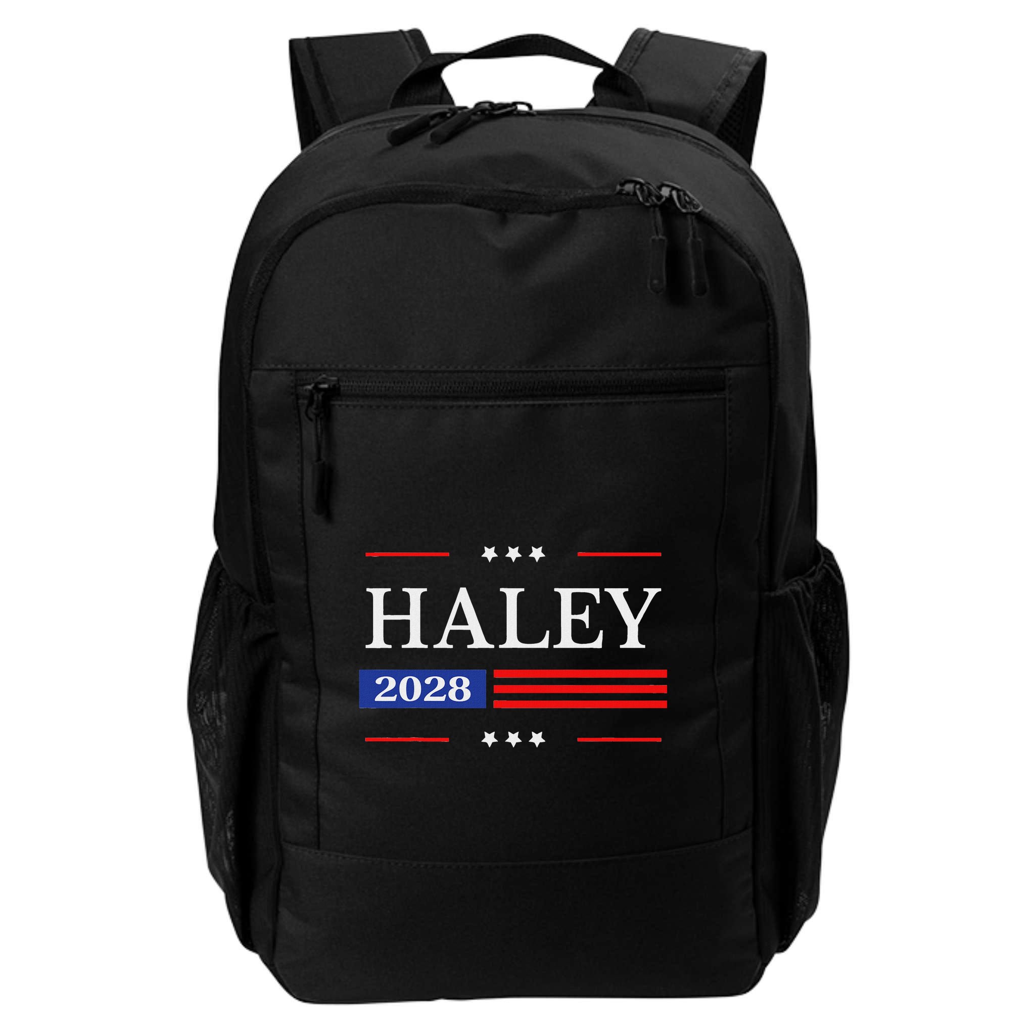 Nikki Haley 2028 American Flag Usa Flag Backpack