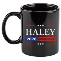 Nikki Haley 2028 American Flag Usa Flag 11oz C Handle Ceramic Mug