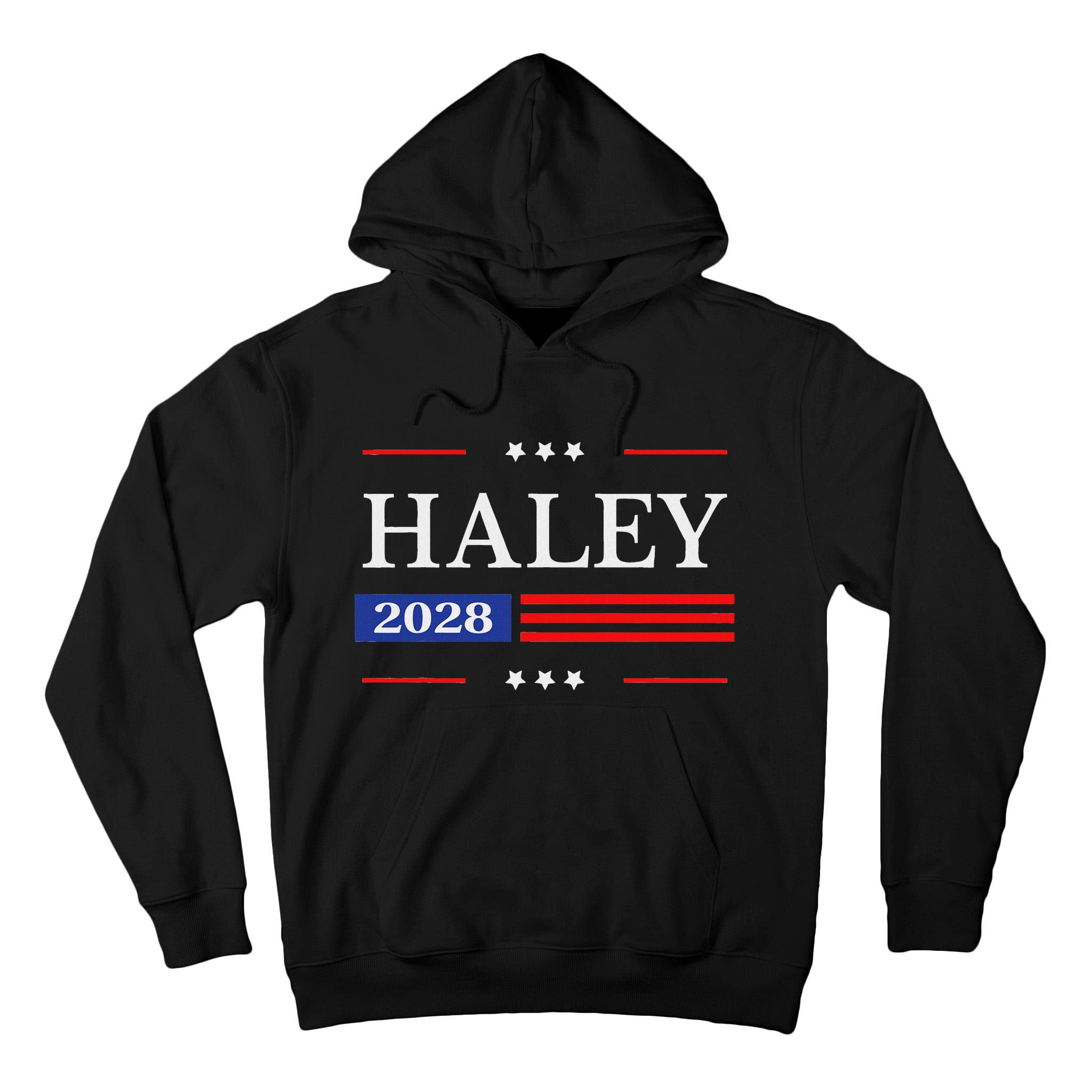 Nikki Haley 2028 American Flag Usa Flag Tall Hoodie