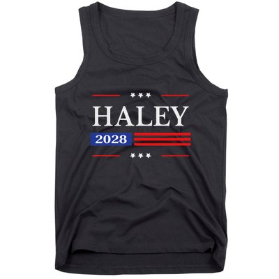 Nikki Haley 2028 American Flag Usa Flag Tank Top