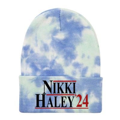 Nikki Haley 2024 Vintage Election Tie Dye 12in Knit Beanie