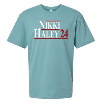 Nikki Haley 2024 Vintage Election Sueded Cloud Jersey T-Shirt