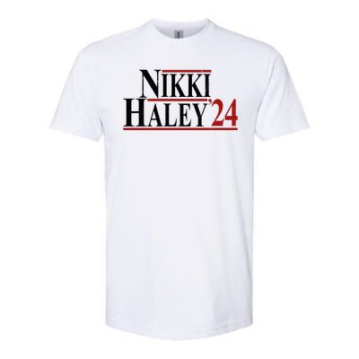 Nikki Haley 2024 Vintage Election Softstyle® CVC T-Shirt