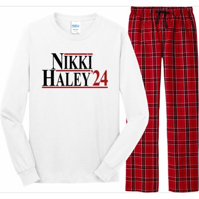 Nikki Haley 2024 Vintage Election Long Sleeve Pajama Set