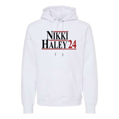 Nikki Haley 2024 Vintage Election Premium Hoodie