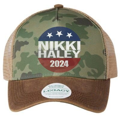 Nikki Haley 2024 Political Election Vintage Legacy Tie Dye Trucker Hat