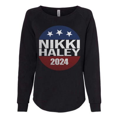 Nikki Haley 2024 Political Election Vintage Womens California Wash Sweatshirt