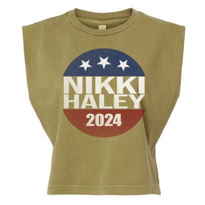 Nikki Haley 2024 Political Election Vintage Garment-Dyed Women's Muscle Tee