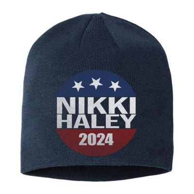 Nikki Haley 2024 Political Election Vintage Sustainable Beanie