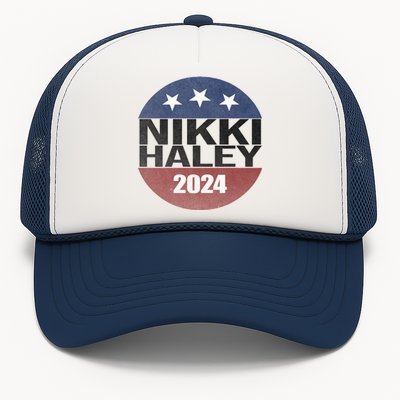 Nikki Haley 2024 Political Election Vintage Trucker Hat