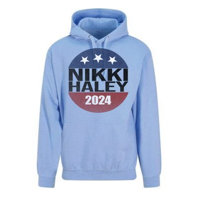 Nikki Haley 2024 Political Election Vintage Unisex Surf Hoodie