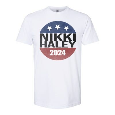 Nikki Haley 2024 Political Election Vintage Softstyle CVC T-Shirt