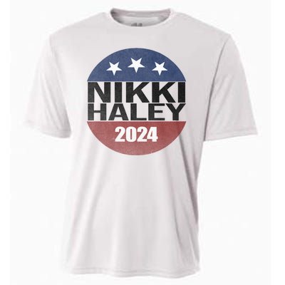 Nikki Haley 2024 Political Election Vintage Cooling Performance Crew T-Shirt