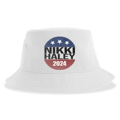 Nikki Haley 2024 Political Election Vintage Sustainable Bucket Hat