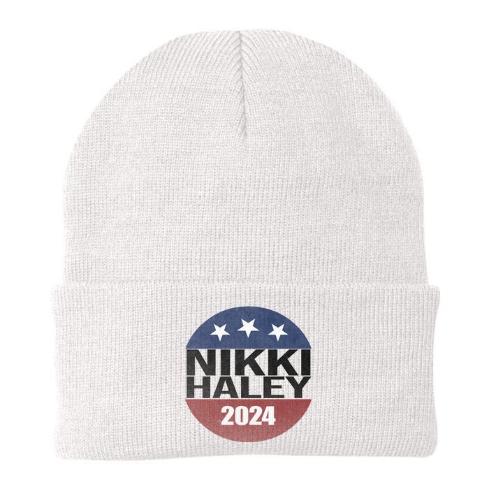 Nikki Haley 2024 Political Election Vintage Knit Cap Winter Beanie