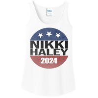 Nikki Haley 2024 Political Election Vintage Ladies Essential Tank