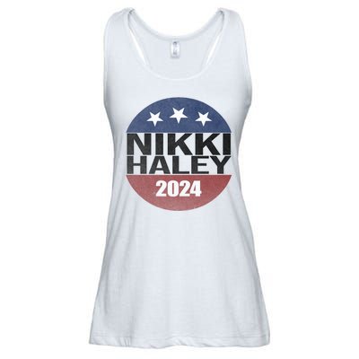 Nikki Haley 2024 Political Election Vintage Ladies Essential Flowy Tank