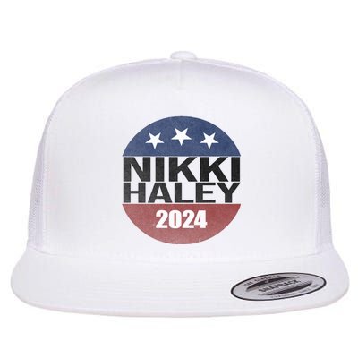 Nikki Haley 2024 Political Election Vintage Flat Bill Trucker Hat