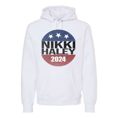 Nikki Haley 2024 Political Election Vintage Premium Hoodie