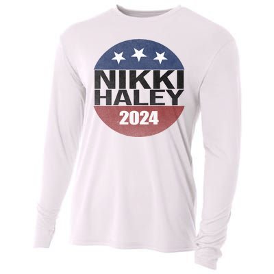 Nikki Haley 2024 Political Election Vintage Cooling Performance Long Sleeve Crew