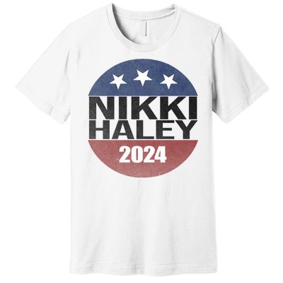 Nikki Haley 2024 Political Election Vintage Premium T-Shirt