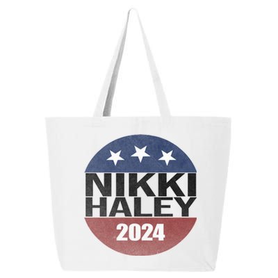 Nikki Haley 2024 Political Election Vintage 25L Jumbo Tote