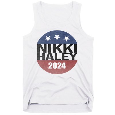 Nikki Haley 2024 Political Election Vintage Tank Top