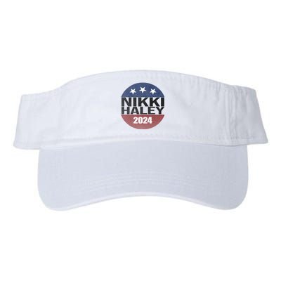 Nikki Haley 2024 Political Election Vintage Valucap Bio-Washed Visor