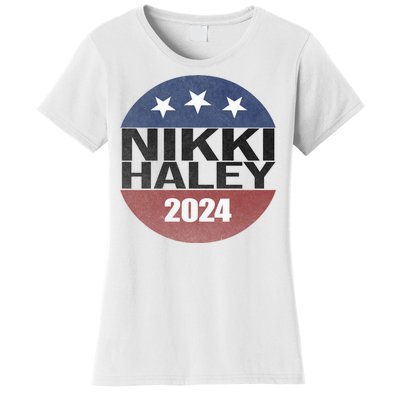 Nikki Haley 2024 Political Election Vintage Women's T-Shirt