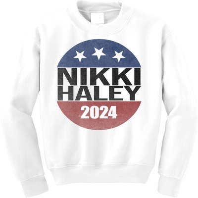 Nikki Haley 2024 Political Election Vintage Kids Sweatshirt