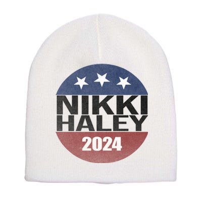 Nikki Haley 2024 Political Election Vintage Short Acrylic Beanie