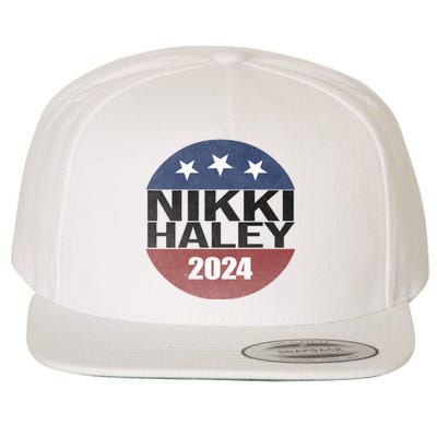 Nikki Haley 2024 Political Election Vintage Wool Snapback Cap