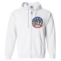 Nikki Haley 2024 Political Election Vintage Full Zip Hoodie