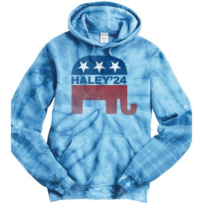 Nikki Haley 2024 For President Vintage Tie Dye Hoodie