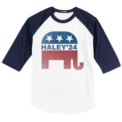 Nikki Haley 2024 For President Vintage Baseball Sleeve Shirt