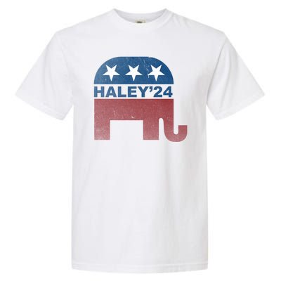 Nikki Haley 2024 For President Vintage Garment-Dyed Heavyweight T-Shirt